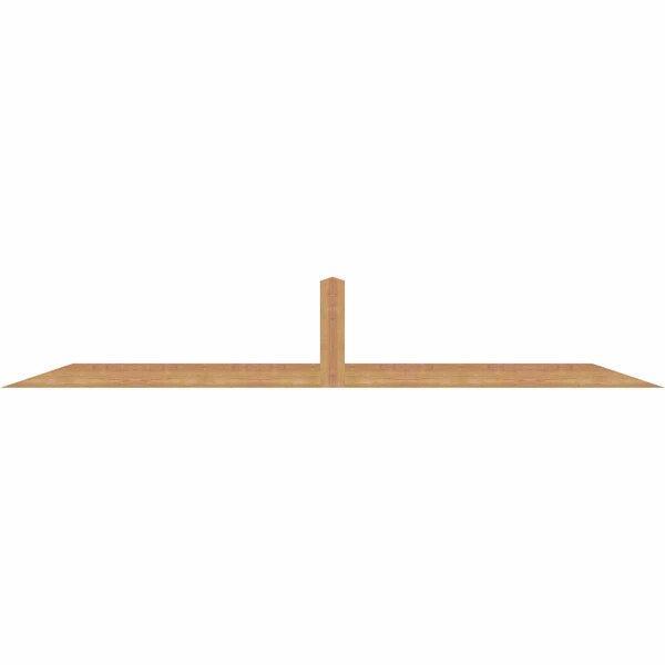 Ekena Millwork Portland Smooth Timber Gable Bracket, Western Red Cedar, 96"W x 16"H x 1 1/2"D x 3 1/2"F, 4/12 Pitch GBW096X16X0204POR00SWR - main